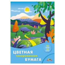 Бумага цветная Апплика тонированная А4, 12 л (kastd) в магазинах Ашан