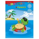 Бумага цветная Апплика двухсторонняя, 16 л (kastd) Бумага цветная Апплика двухсторонняя, 16 л (kastd)