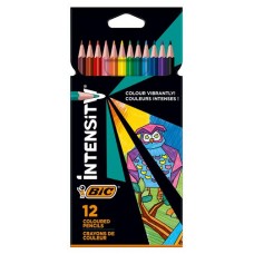 Цветные карандаши BIC Intensity, 12 цветов (kastd) в магазинах Ашан