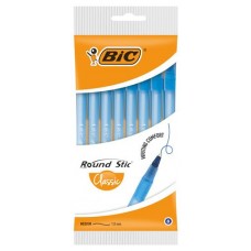 Ручка шариковая BIC Round Stic Classic синяя, 8 шт (kastd) в магазинах Ашан