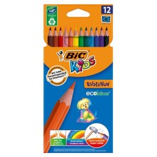 Цветные карандаши BIC Kids Evolution, 12 цветов (kastd) в магазинах Ашан