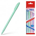 Ручка шариковая ErichKrause Neo Pastel pearl синяя, 4 шт (kastd)
