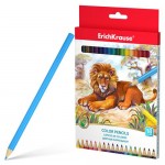 Карандаши цветные ErichKrause трехгранные, 18 цветов (kastd) Карандаши цветные ErichKrause трехгранные, 18 цветов (kastd)