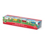 Тесто для лепки ErichKrause ArtBerry с Алоэ Вера, 4 баночки по 35г (kastd)