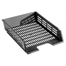 Лоток для бумаги Стамм горизонтальный с пазами сетчатый, черный (kastd) в магазинах Ашан