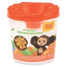 Стакан-непроливайка Мульти-пульти Чебурашка полный 250 мл, до уровня 50 мл (kastd) в магазинах Ашан