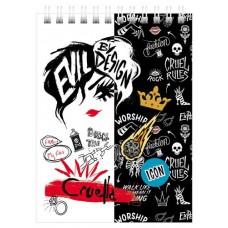 Блокнот Хатбер Круэлла А6 клетка, 40 листов (kastd) в магазинах Ашан