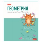 Тетрадь предметная Хатбер Геометрия А5 клетка, 48 листов (kastd)