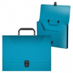 Папка-портфель на защелке ErichKrause бирюзовый, А4 (kastd)