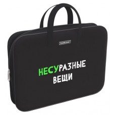 Папка-портфель текстильная на молнии ErichKrause, А4+ (kastd) в магазинах Ашан