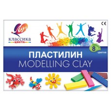 Пластилин Луч Классика, 8 цветов (kastd) в магазинах Ашан