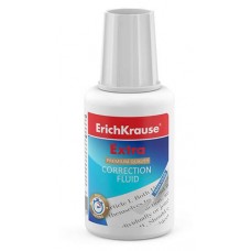 Корректирующая жидкость ErichKrause с кисточкой, 20 г (kastd) в магазинах Ашан