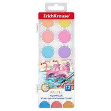 Акварель ErichKrause Pastel, 12 цветов (kastd) в магазинах Ашан