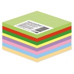 Блок для записей АппликА 9х9 см цветной, 500 л (kastd)
