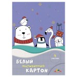 Картон мелованный белый АппликА А4, 6 л (kastd)