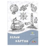 Картон белый АппликА А4, 10 л (kastd)