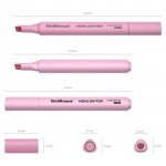 Текстовыделитель ErichKrause Visioline V-17 Pastel розовый, 1 шт (kastd)