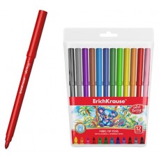 Фломастеры ArtBerry Super Tip Easy Washable, 12 цветов в магазинах Ашан