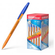 Ручка шариковая ErichKrause Orange Stick R-301 синяя 0,7 мм, 1 шт (kastd) в магазинах Ашан