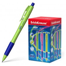 Ручка шариковая ErichKrause JOY Neon синяя 0,7 мм, 1 шт (kastd) в магазинах Ашан