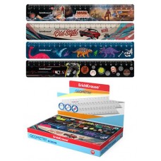 Линейка ErichKrause для мальчиков, 20 см (kastd) в магазинах Ашан