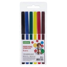 Фломастеры Хатбер ECO, 6 цветов (kastd) в магазинах Ашан