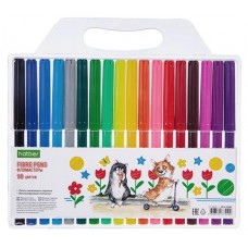 Фломастеры Хатбер ECO, 18 цветов (kastd) в магазинах Ашан