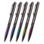 Ручка шариковая BRAUBERG Stripe автоматическая синяя 0,7 мм, 1 шт (kastd)