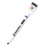 Маркер для досок Flexoffice с губкой синий, 1 шт