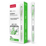 Текстовыделитель двусторонний Хатбер зеленый 1-5 мм, 1 шт (kastd)