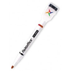 Маркер для досок Flexoffice с губкой красный, 1 шт (kastd) в магазинах Ашан