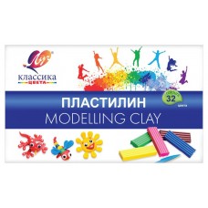 Пластилин Луч Классика, 32 цвета (kastd) в магазинах Ашан