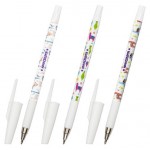 Ручка шариковая ЮНЛАНДИЯ Лама soft touch синяя 0,7 мм, 1 шт (kastd)