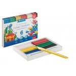 Пластилин Глобус Классический со стеков, 6 цветов (kastd)