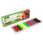 Пластилин Глобус мягкий с алоэ вера, 12 цветов (kastd)