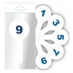 Касса веер Пчелка цифры от 0 до 20