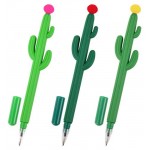 Ручка шариковая ЮНЛАНДИЯ Кактус синяя 0,7 мм, 1 шт (kastd)