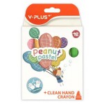Мелки восковые Y-Plus Peanut Pastel, 12 цветов (kastd)