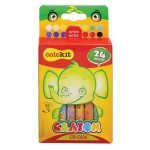 Мелки восковые Flexoffice Colokit, 24 цвета (kastd)