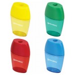 Точилка BRAUBERG Diamond с контейнером, 1 отверстие (kastd)