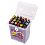 Маркеры для скетчинга BRAUBERG ART Debut, 24 шт (kastd)