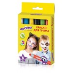 Краски для грима ЮНЛАНДИЯ, 6 цветов (kastd)