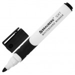 Маркер для доски BRAUBERG Soft черный, 1 шт (kastd)