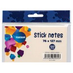 Стикеры с клеевым краем Centrum желтый цвет, 100 л (kastd)