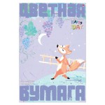 Набор цветной бумаги Альт А4 мелованная двусторонняя, 10 листов 20 цветов