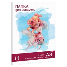 Папка для акварели А3, 10 л в магазинах Ашан
