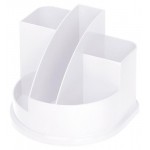 Подставка-органайзер для канцелярских принадлежностей Стамм Авангард белая (kastd)