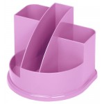 Подставка-органайзер для канцелярских принадлежностей Стамм Авангард розовая (kastd)