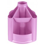 Подставка-органайзер вращающаяся Стамм Mini desk 10 отделений розовая (kastd)