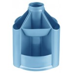 Подставка-органайзер вращающаяся Стамм Mini desk 10 отделений голубая (kastd)